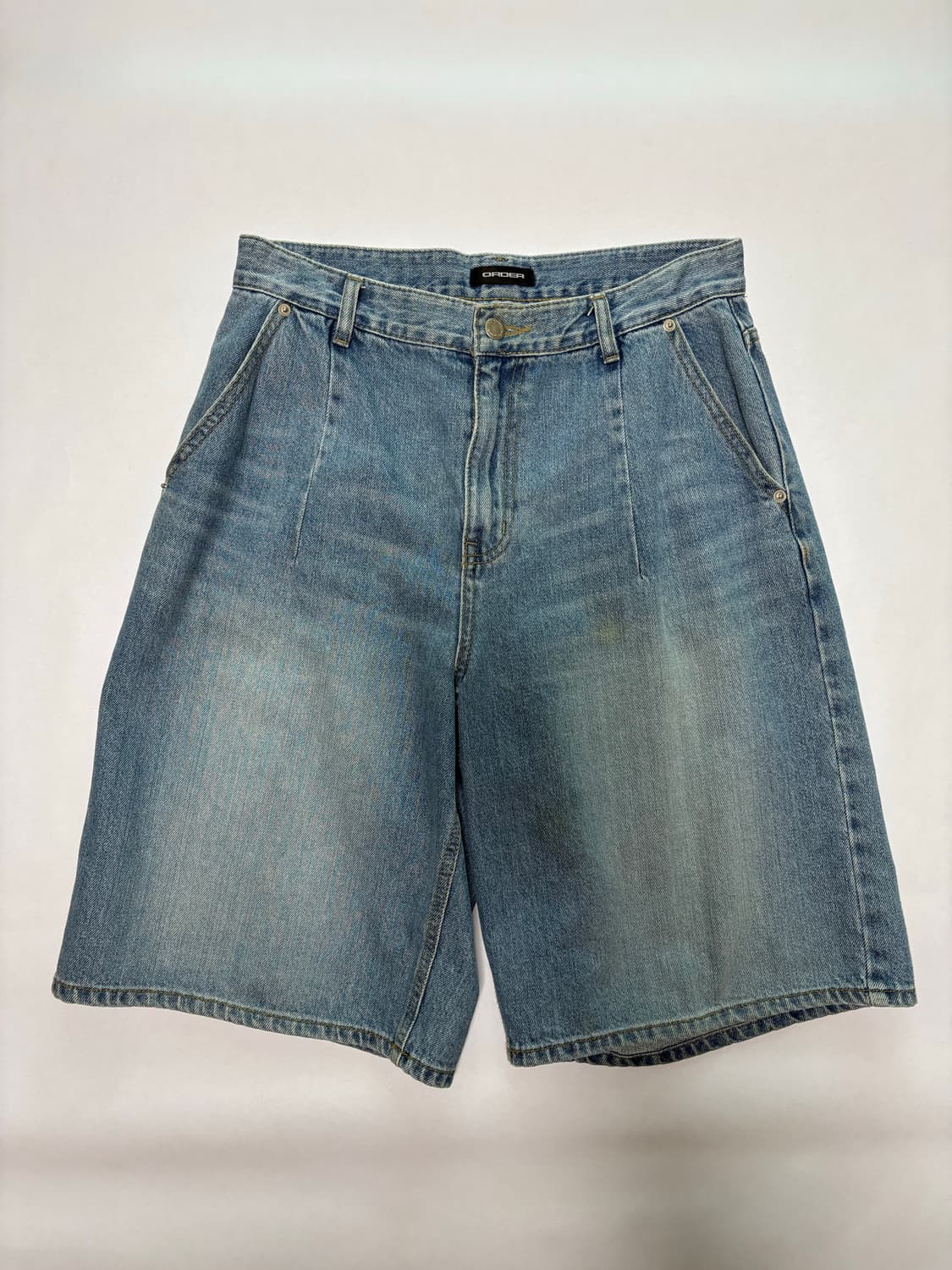 오더아카이브 다트 버뮤다 데님 하프팬츠 상품이미지1