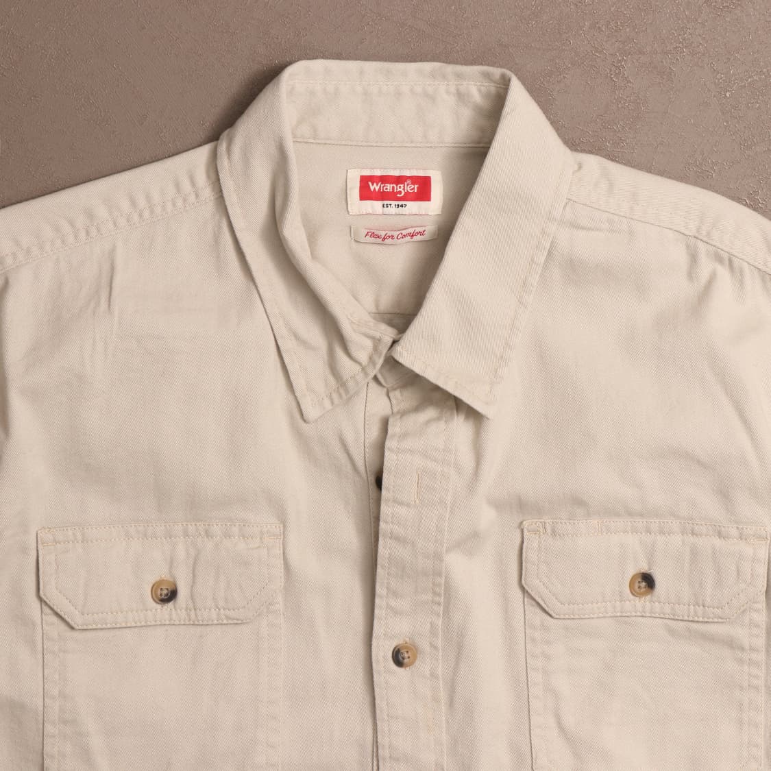 랭글러 코튼 워크셔츠 베이지 A1584 상품이미지2
