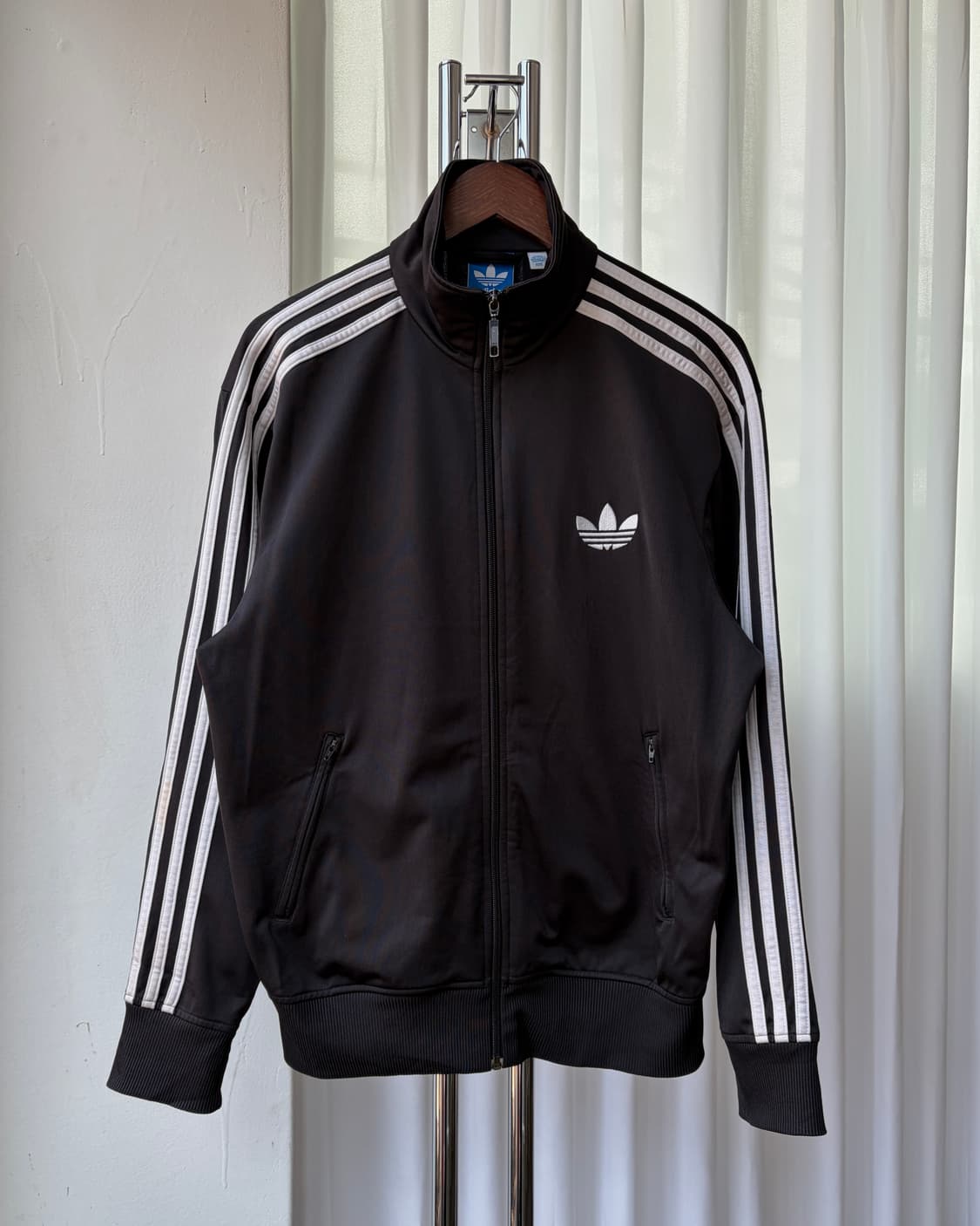 [XL]아디다스 구형 파이어버드 블랙 트랙탑 져지 상품이미지3