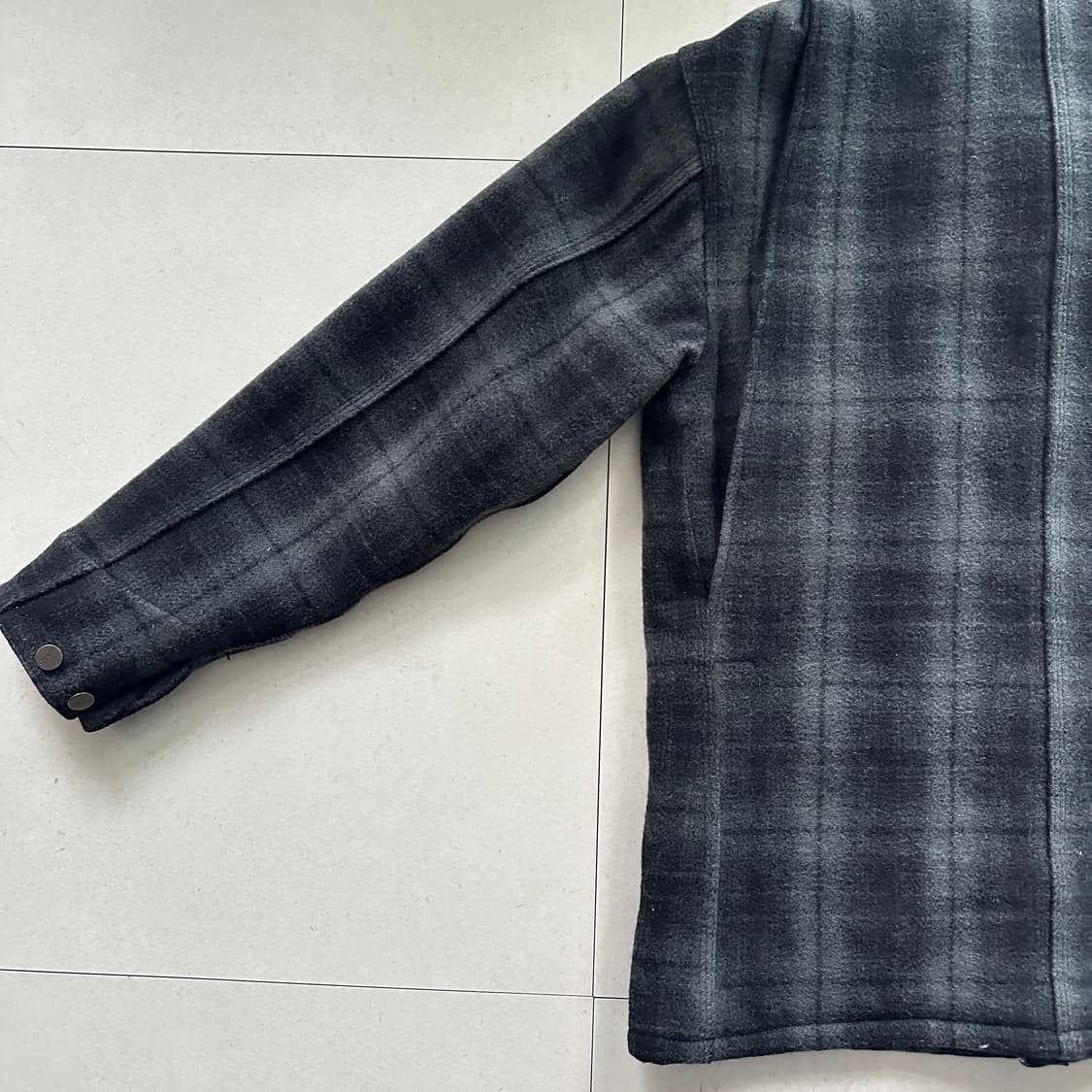 12년 칼하트 램스울 체크 초어 코트 (S) 상품이미지10