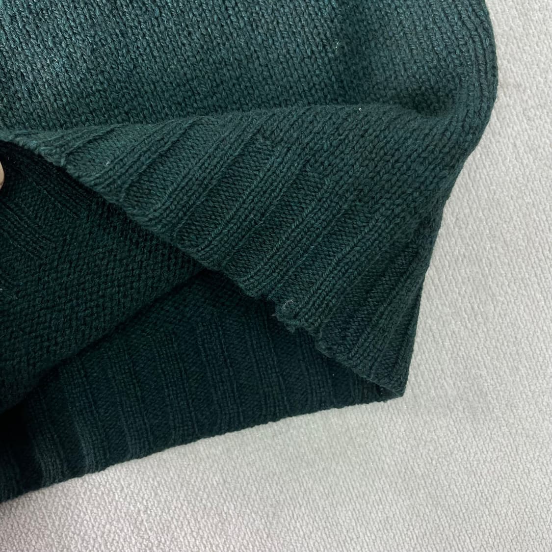 105 버버리 기마로고 엘보우 패치 울반집업 니트  상품이미지8