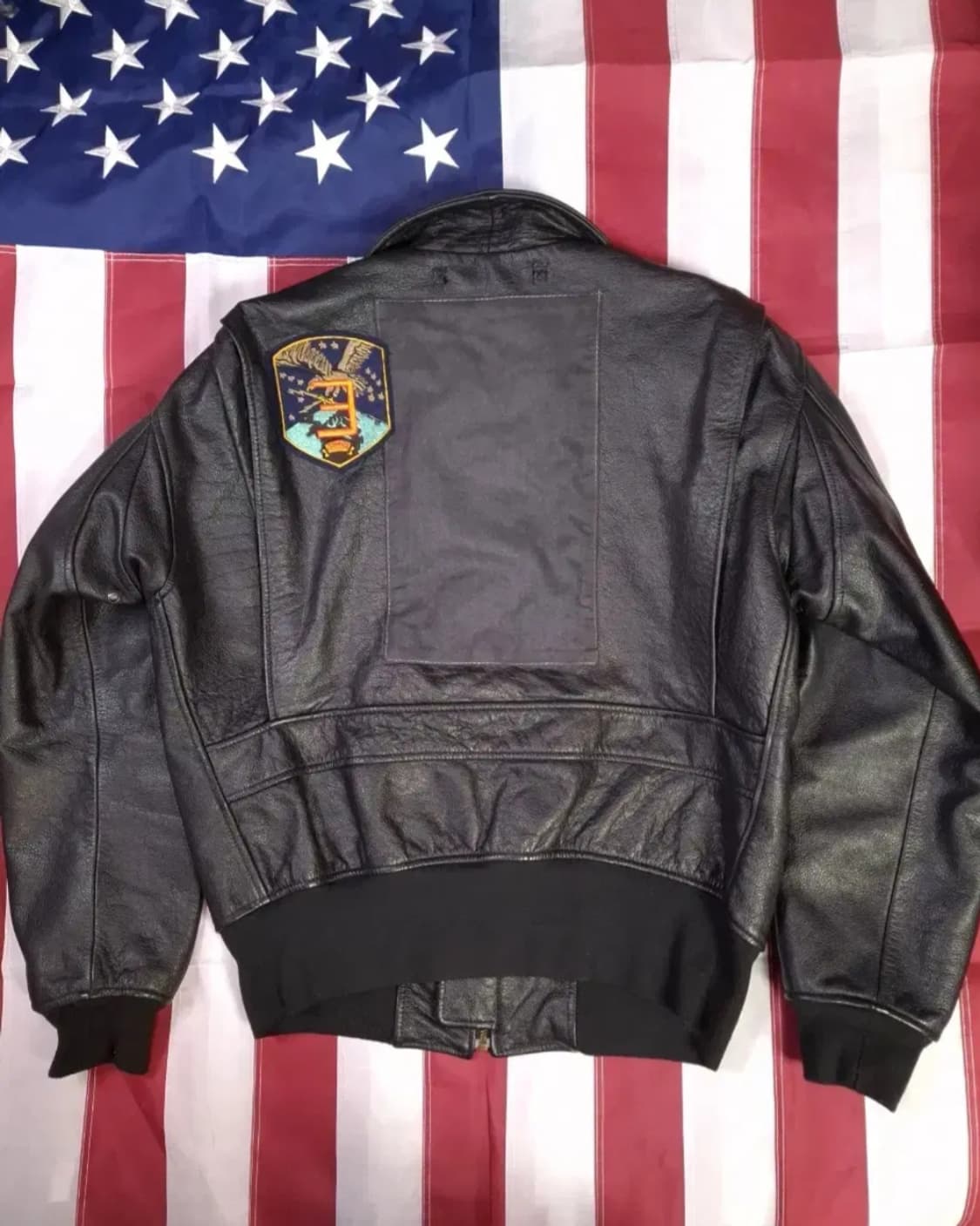 새제품 일본판 빈티지 탑건 미해군 G-1 리얼레더 항공자켓 상품이미지8