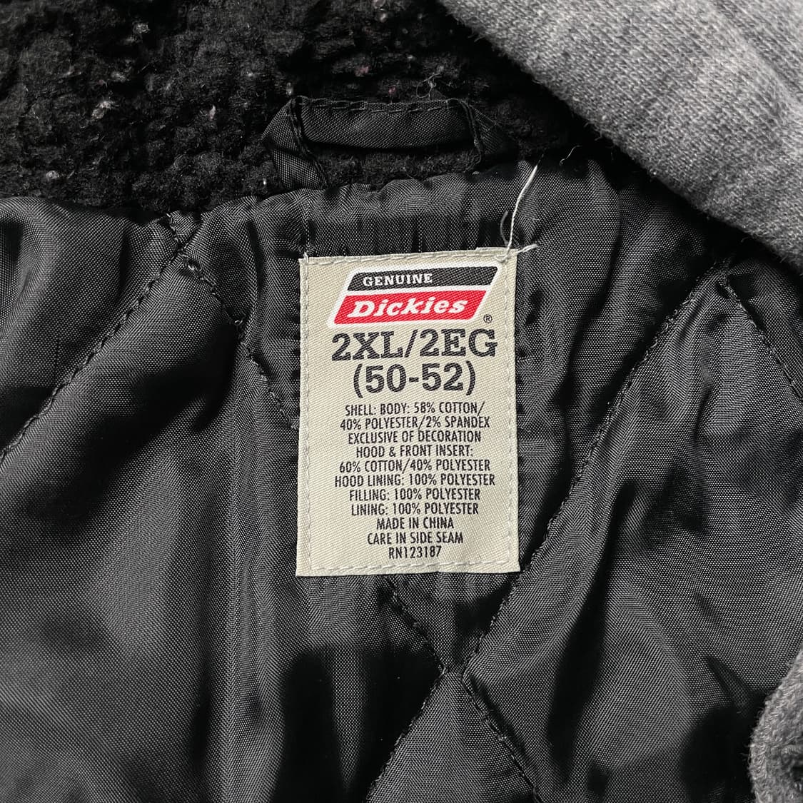 DICKIES 디키즈 빈티지 블랙 후드 집업 자켓 A00804 상품이미지9