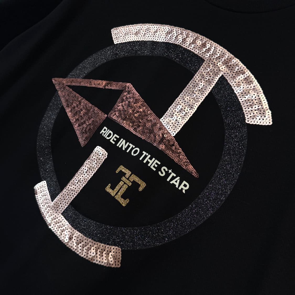 타임 스팽글 로고 반팔 티셔츠 상품이미지2