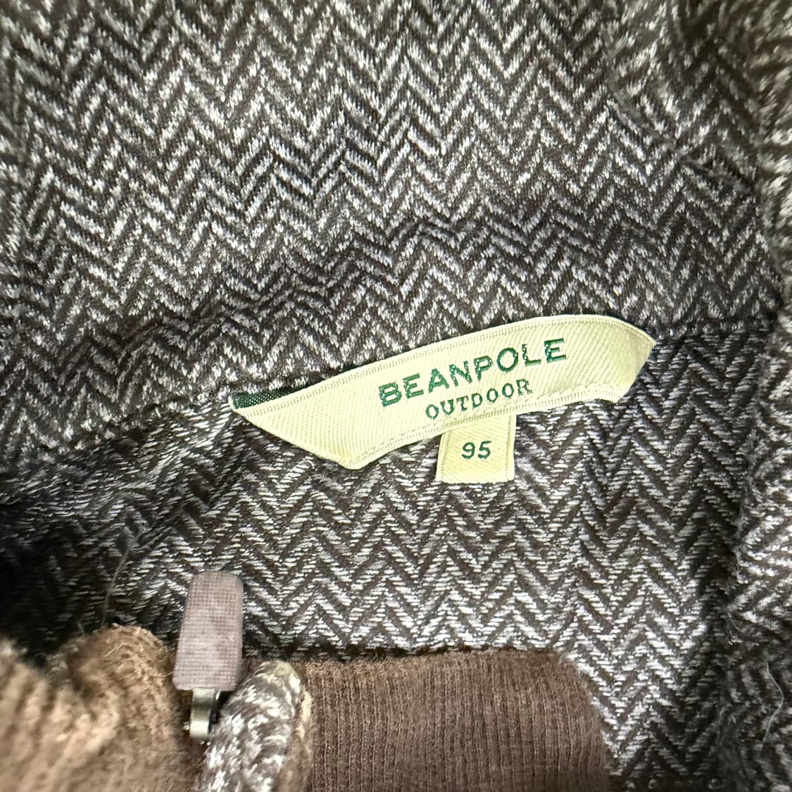 95 빈폴 여성 헤링본 반집업 스웨터0126T1 상품이미지3