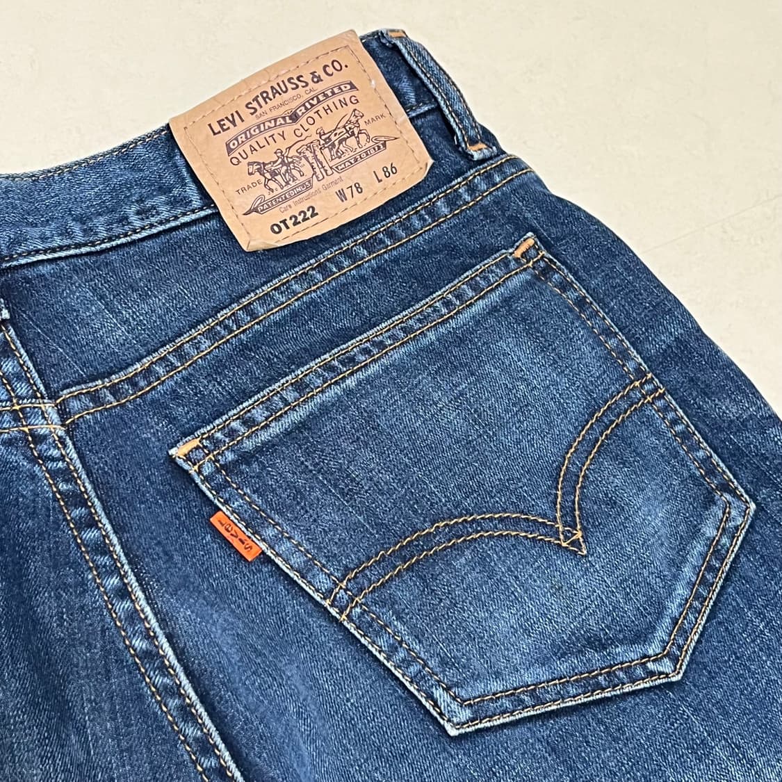 리바이스 오렌지탭 청바지 상품이미지4