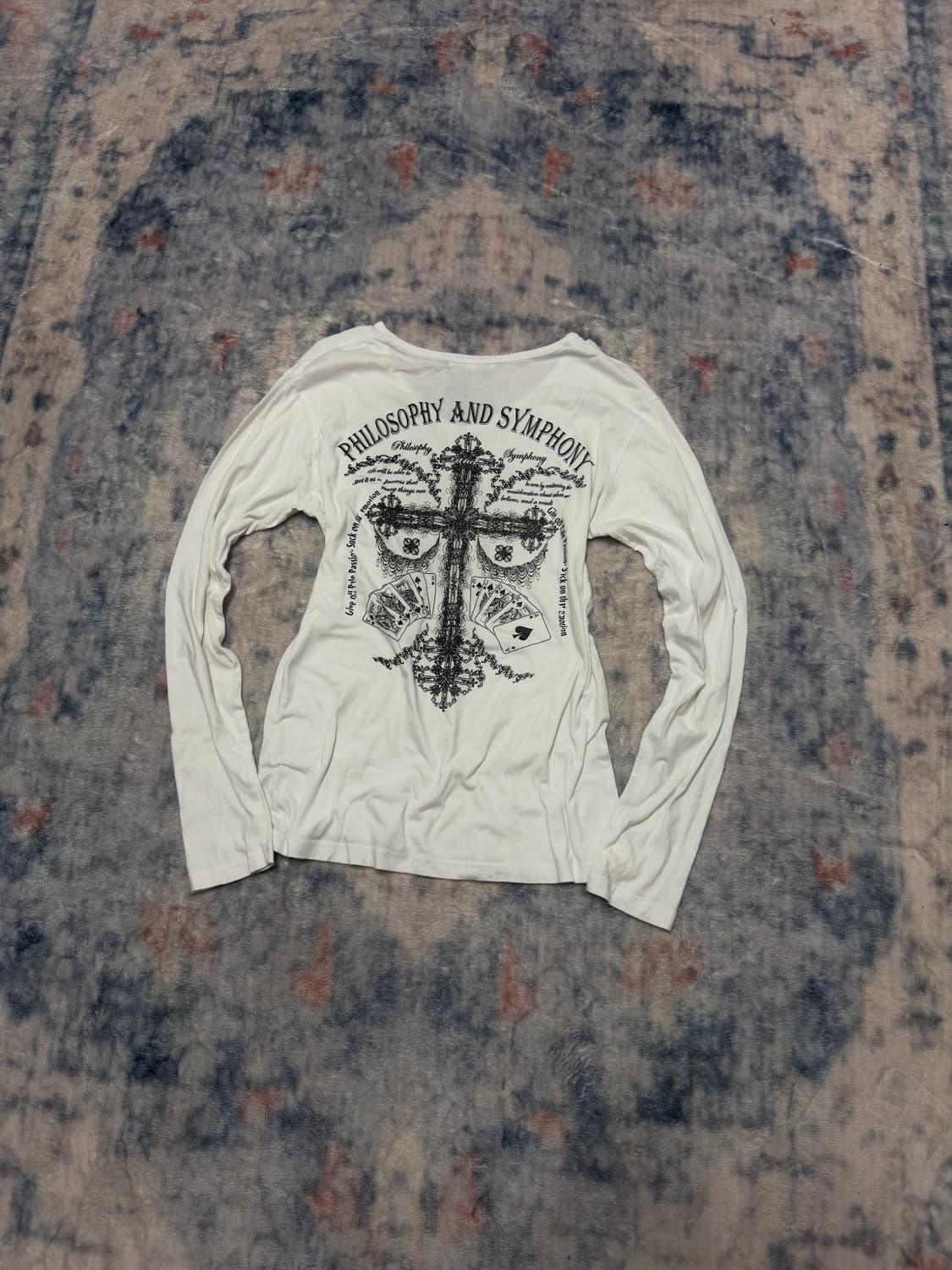 Semantic design back cross cut sew 상품이미지1