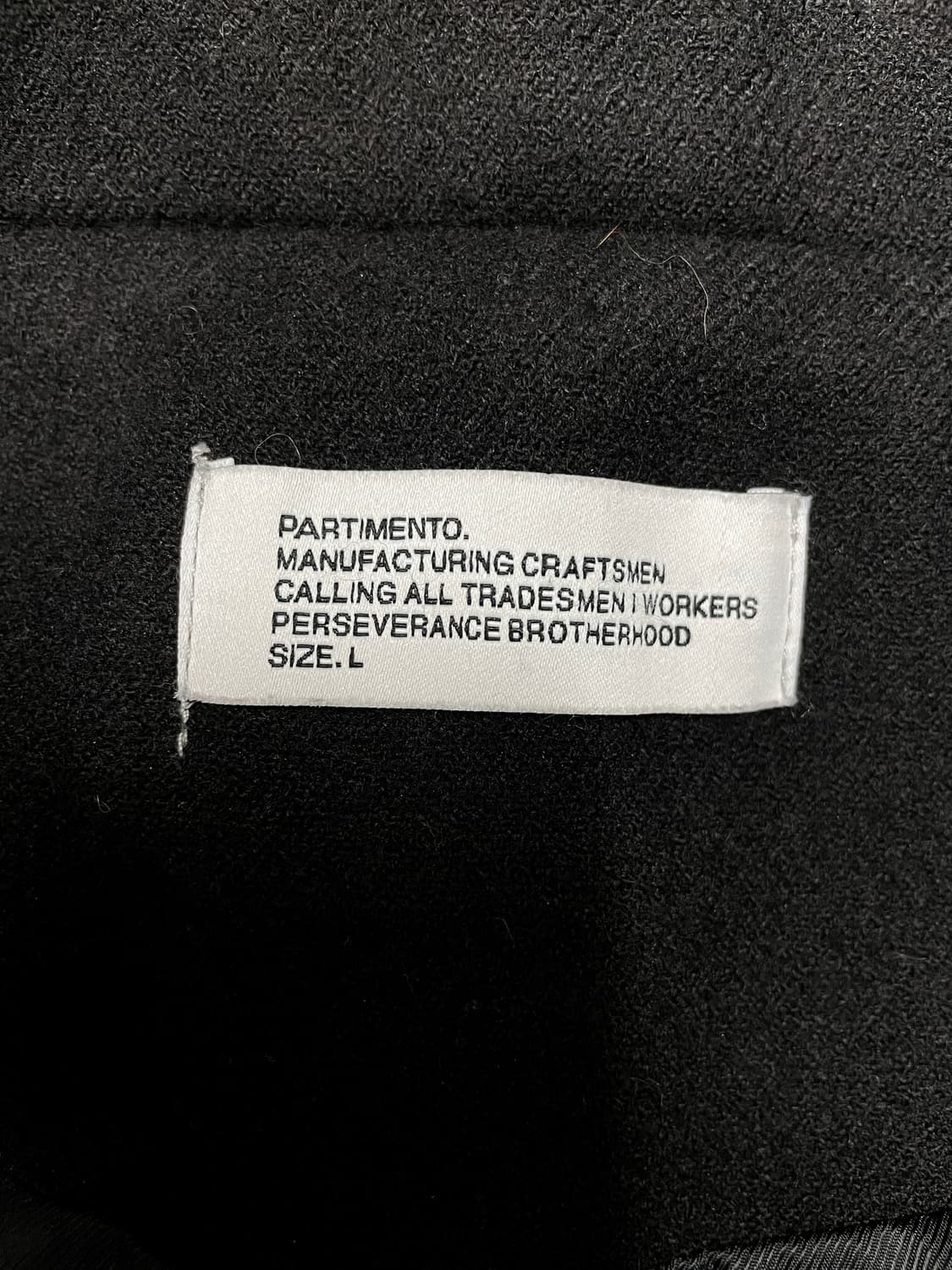 파르티멘토(PARTIMENTO) 헤비 더블 브레스티드 피코트 상품이미지4