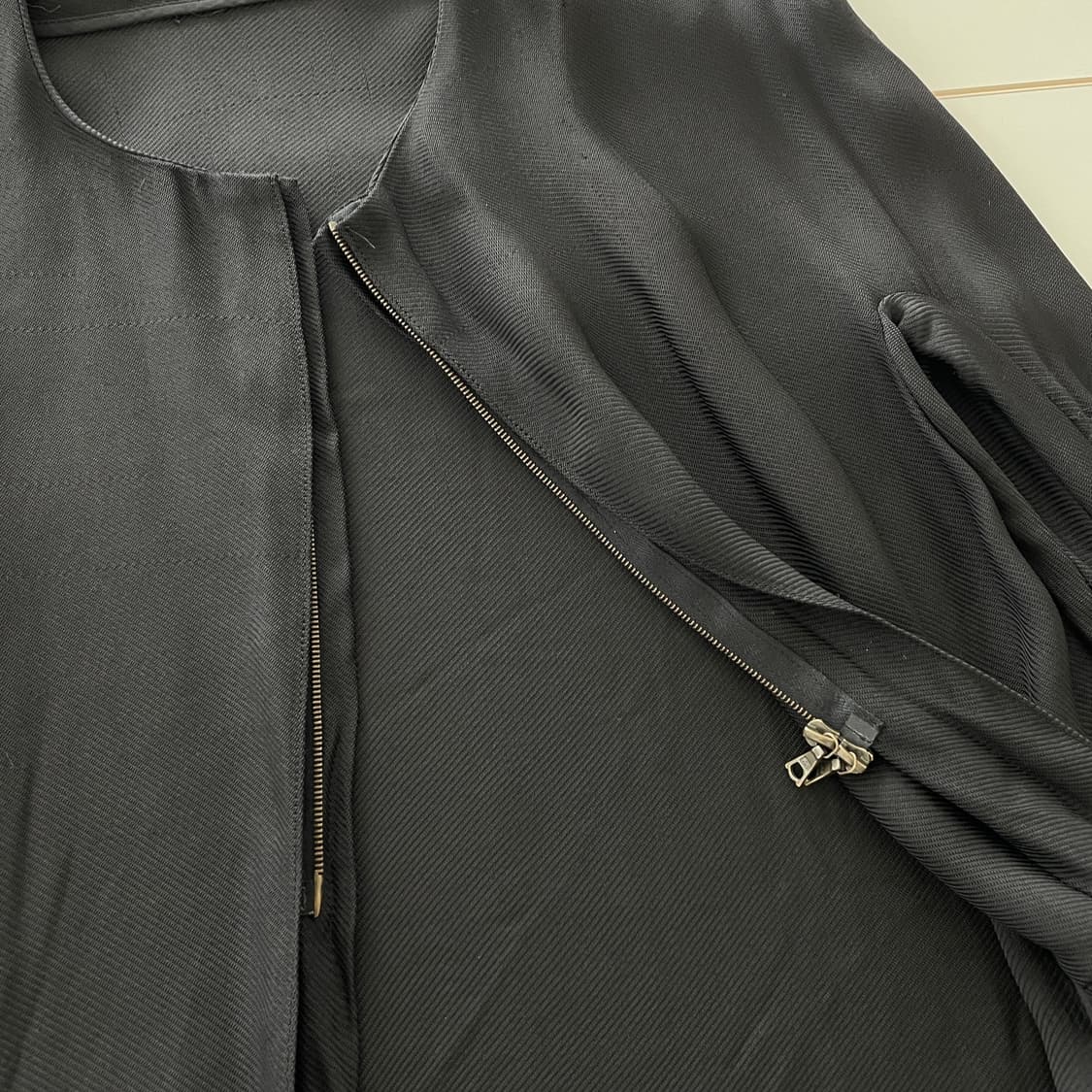 마르니 블랙 논카라 집업 가디건 상품이미지5