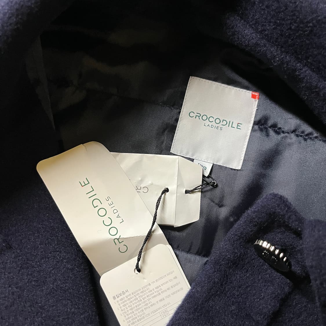 크로거다일 캐시미어혼방 코트 상품이미지5