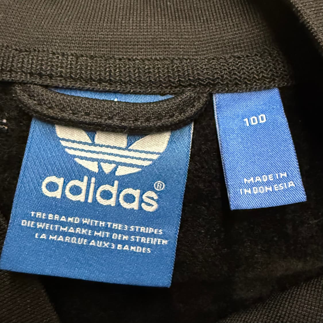 [정품/L] 아디다스 블랙 삼선 트랙탑 자켓 져지 b16 상품이미지5