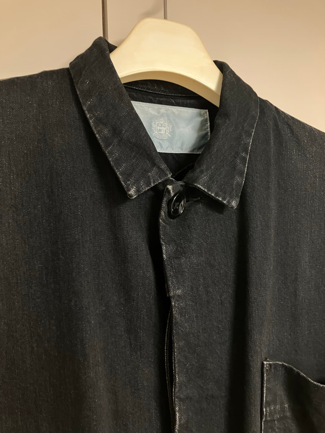 둘카마라 오버사이즈 워시드 데님 초어 코트 상품이미지3