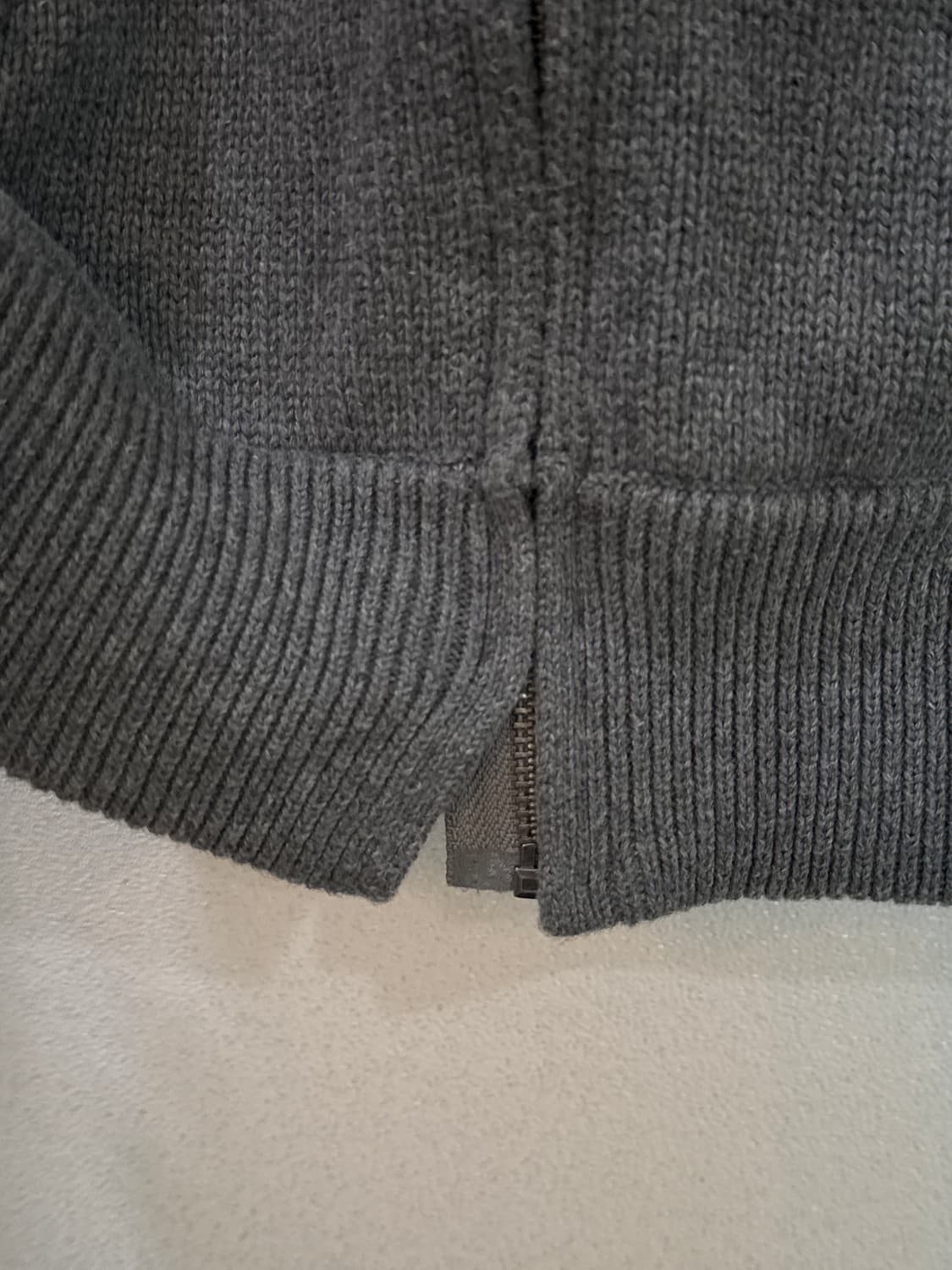 [L] 폴로 랄프로렌 빅포니 니트 집업 딥그레이 상품이미지3