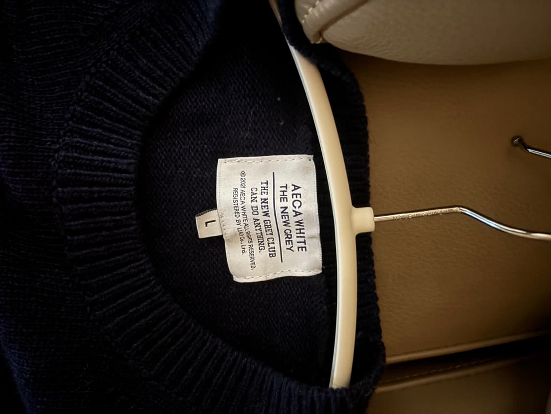 AECA WHITE 니트 L 사이즈 상품이미지4