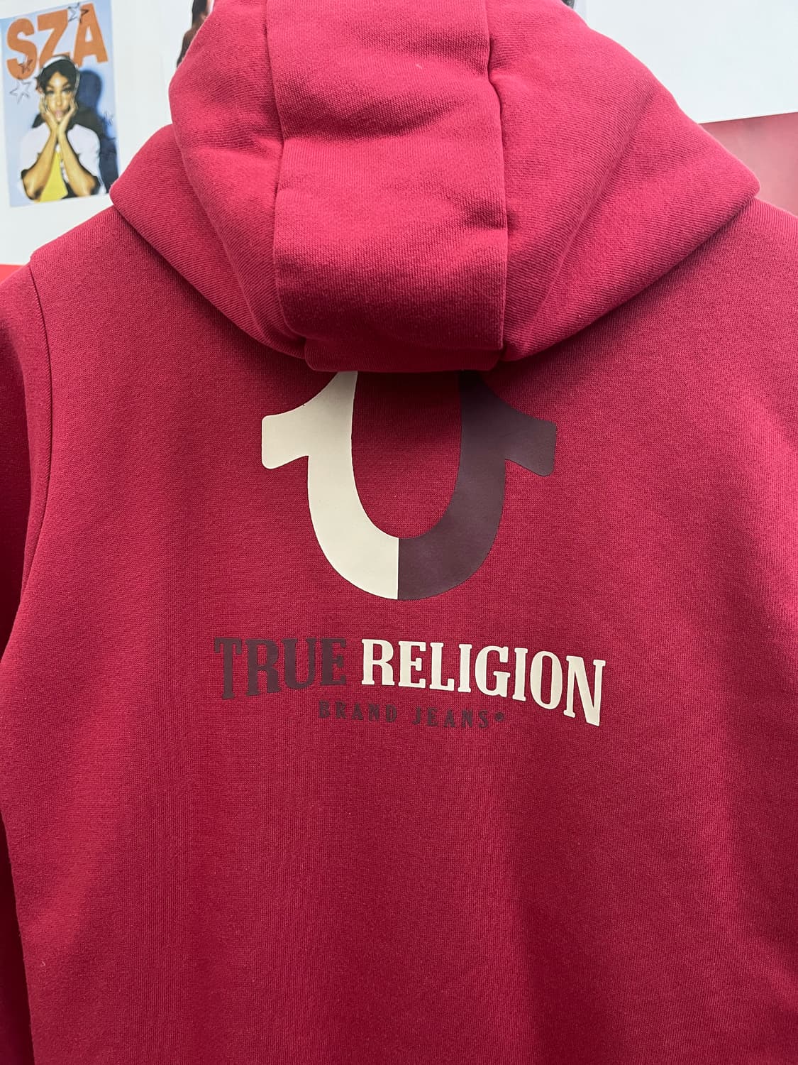 트루릴리젼 빅로고 보아 퍼 후드집업 상품이미지8