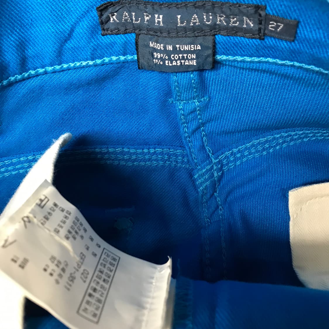 폴로 랄프로렌 코튼 팬츠 블루 27 상품이미지6