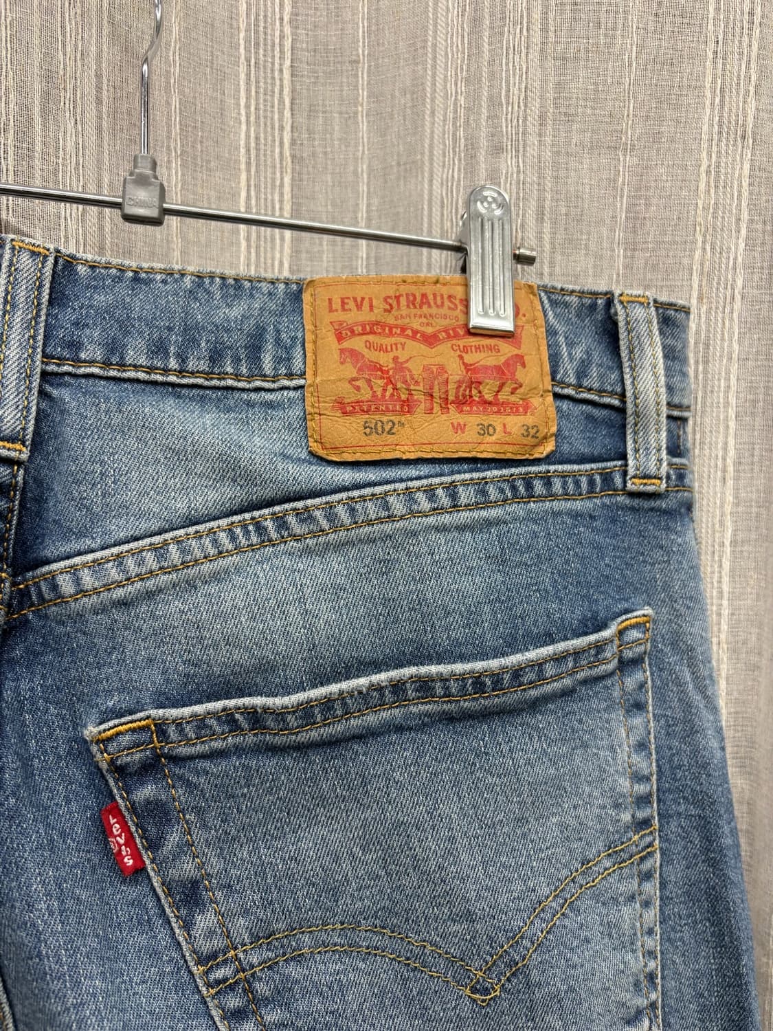Levis 502 빈티지 워싱 데님 팬츠 Levis 502 상품이미지9