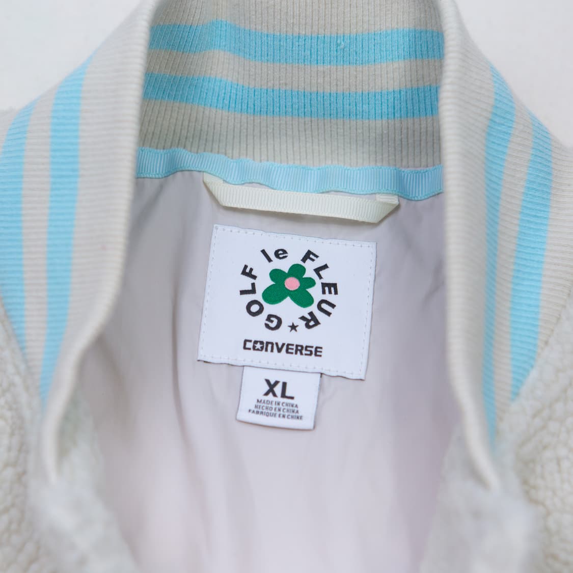 골프 르플레르 x 컨버스 플리스 봄버 자켓 상품이미지9