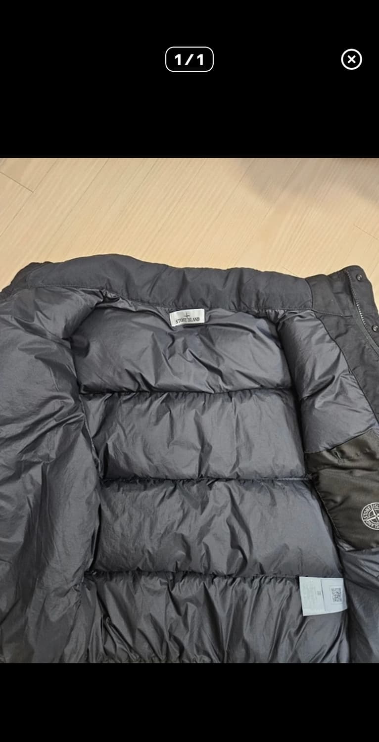 스톤아일랜드 크링클랩스 25fw 논후드 블랙L 상품이미지4