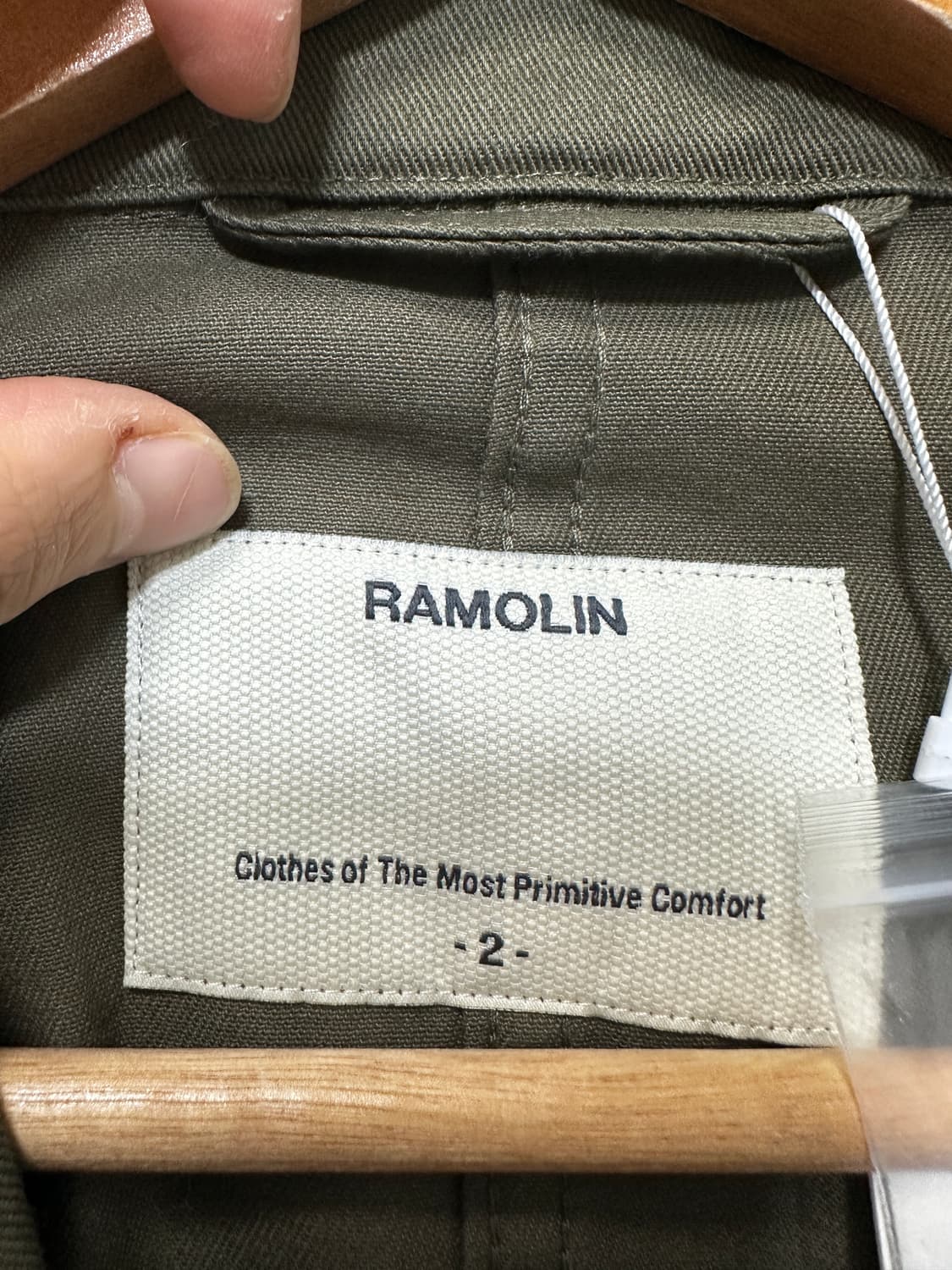 라모랭 밀리터리 퍼티그 자켓 카키 상품이미지3