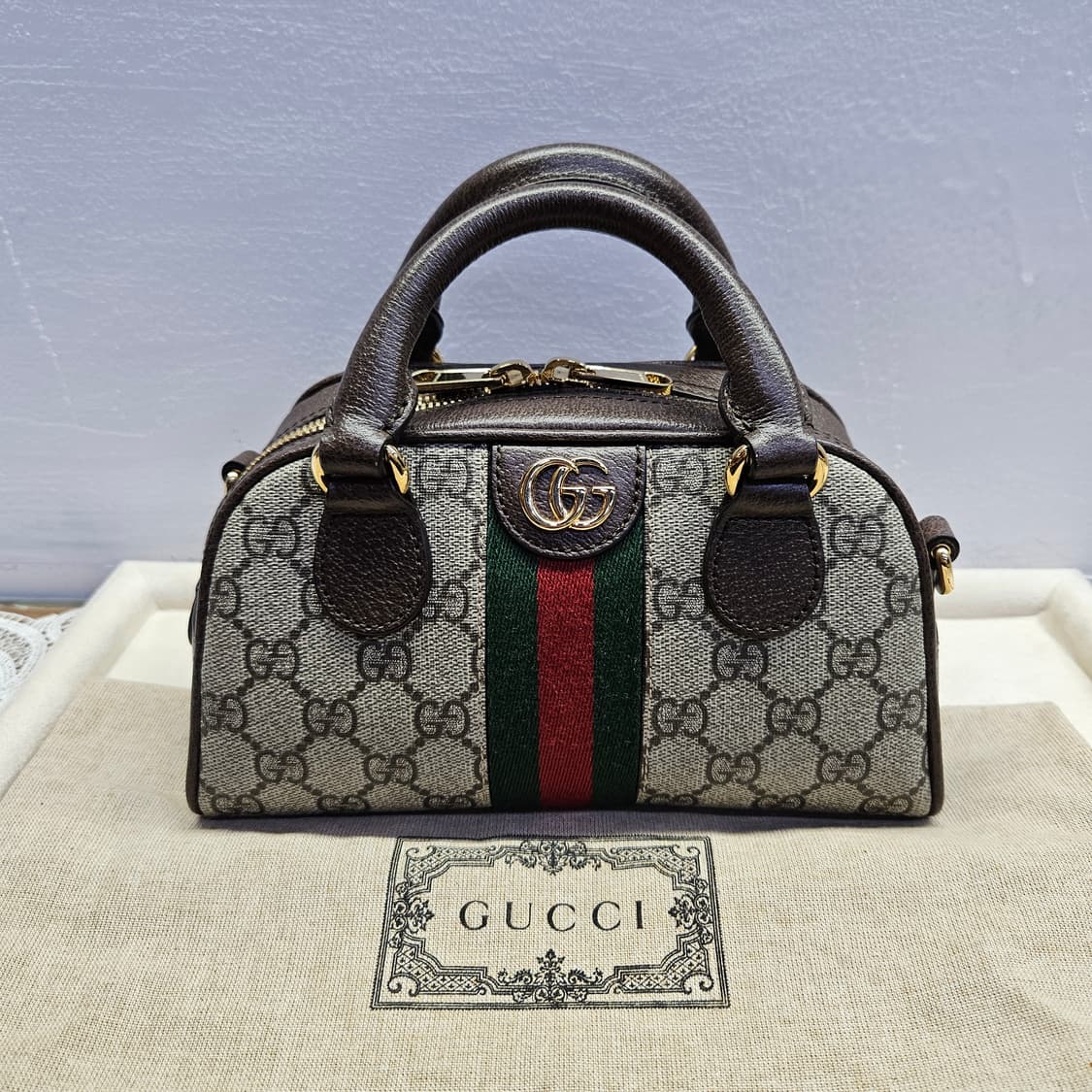 구찌 오피디아 GG 탑핸들 미니크로스 상품이미지4