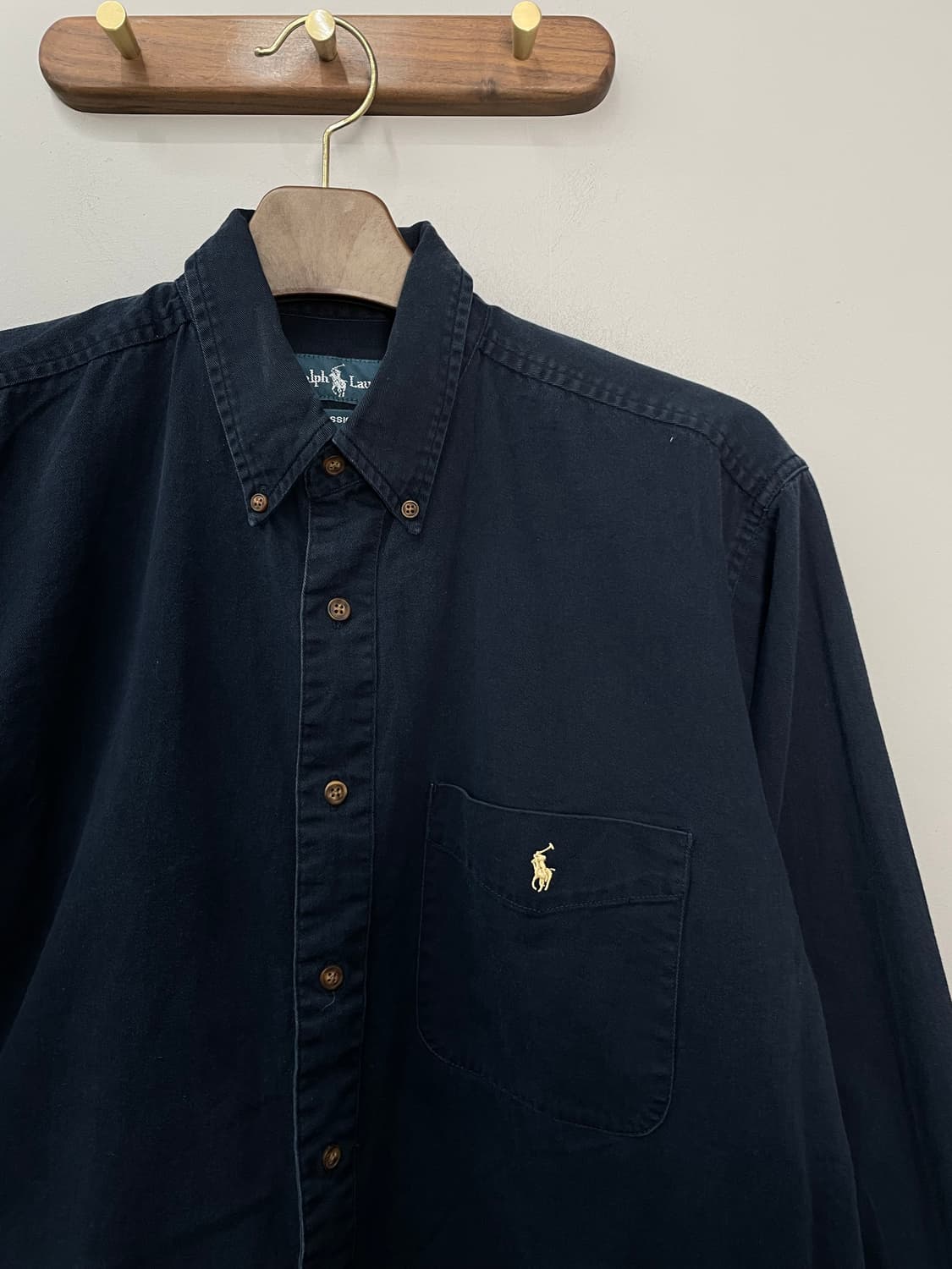폴로 랄프로렌 네이비 원포켓 셔츠 H1683 상품이미지3