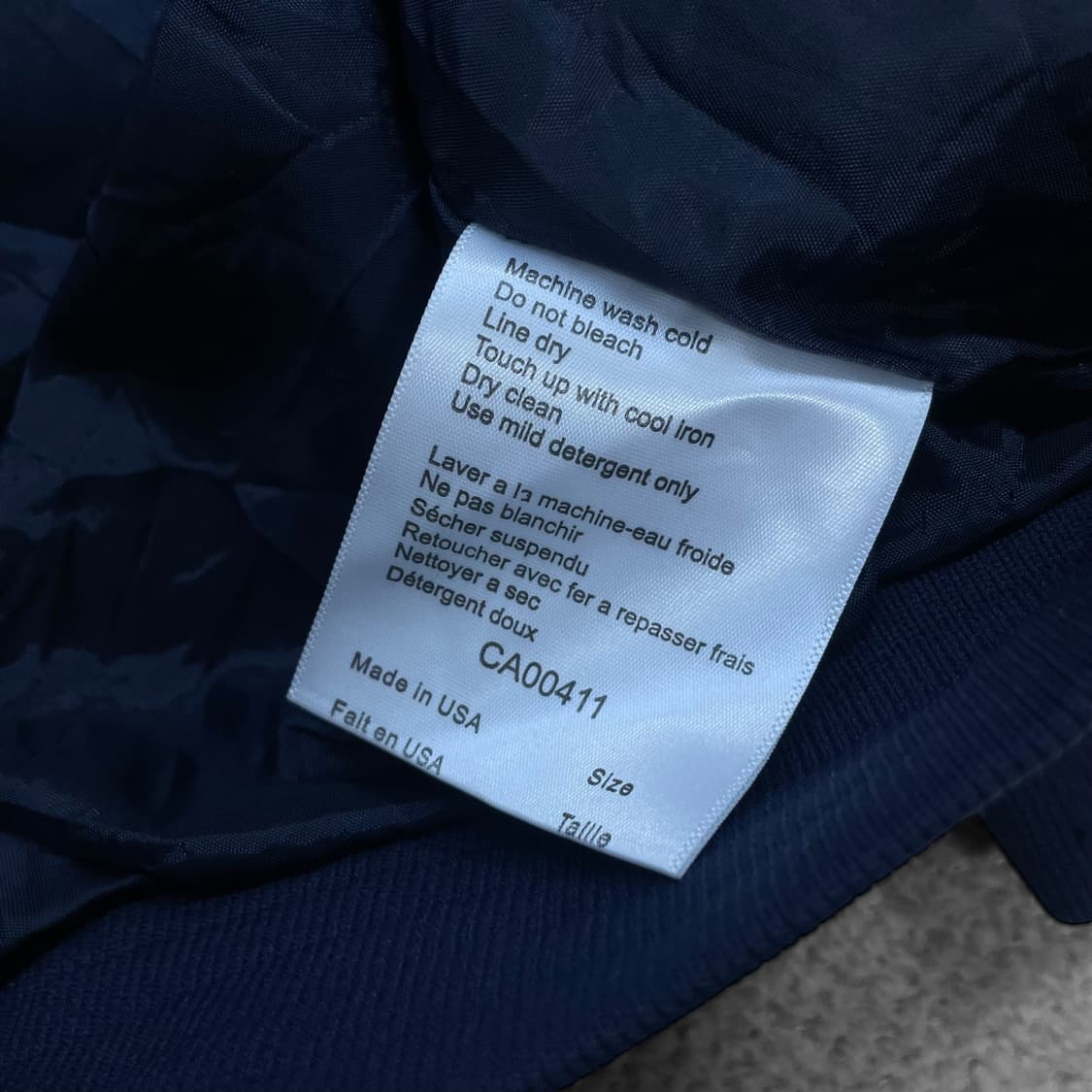 아디다스 USA 빅 트레포일 로고 웜업 네이비 상품이미지4