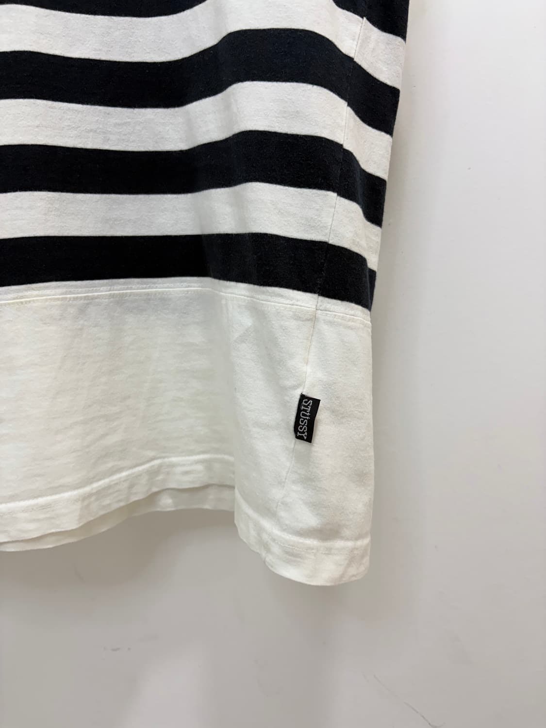 00s Stussy Authentic 스트라이프 반팔 티셔츠 상품이미지5