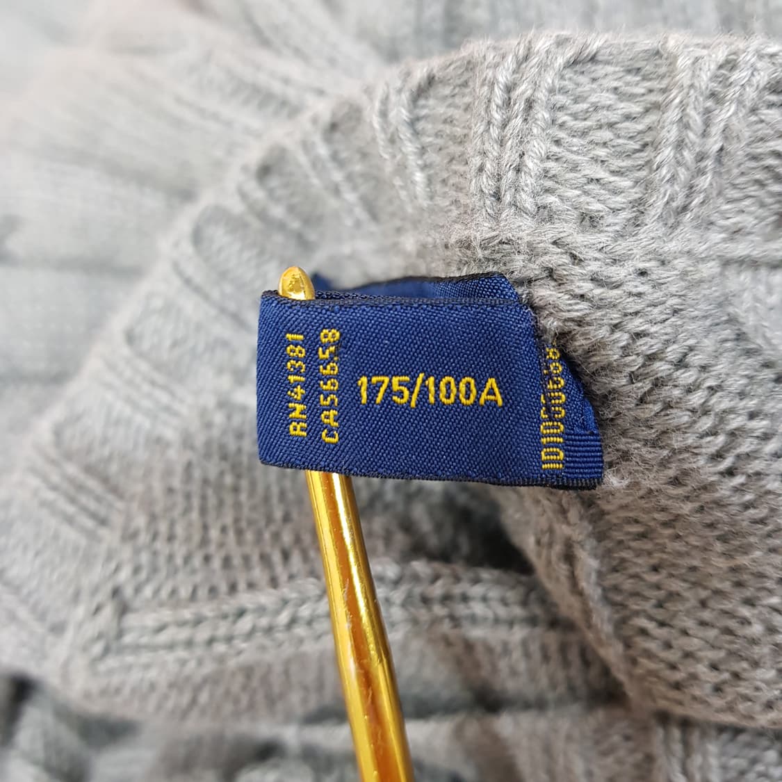 폴로 랄프로렌 케이블 니트 XL사이즈 상품이미지6