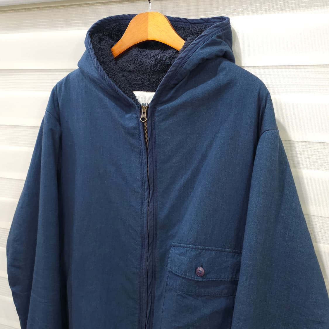 일본 REMILLA 샴브레이 후드집업 자켓- L 상품이미지2