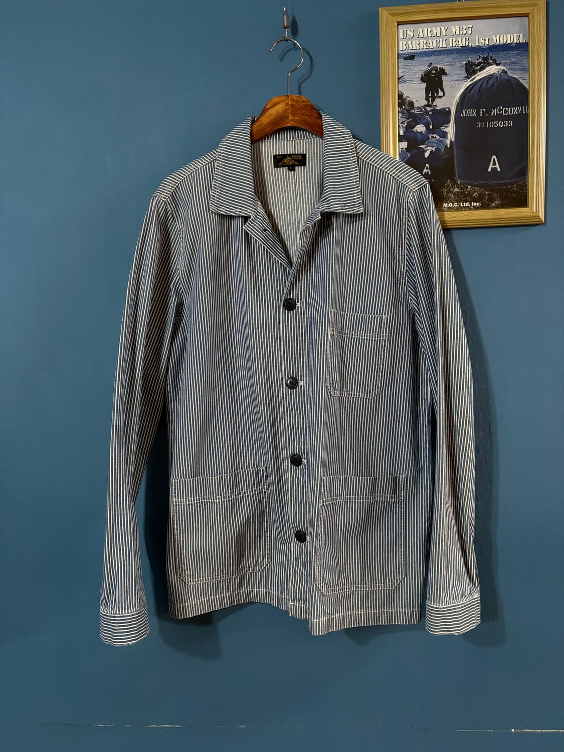 Le Mont Saint Miche hickory Chore Jacket 상품이미지1