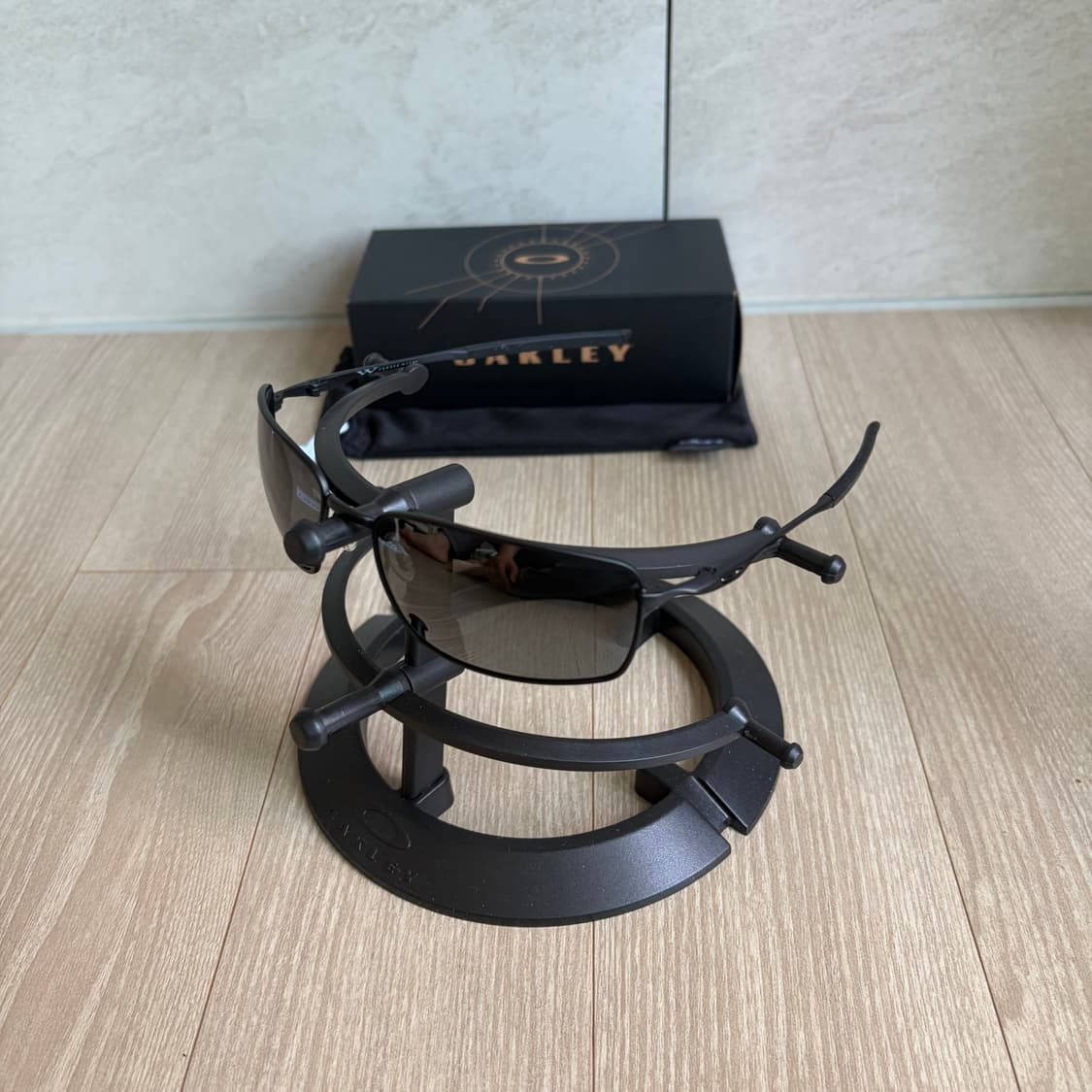 오클리 oakley 스퀘어 와이어 square wire 블랙 선글라스 상품이미지4