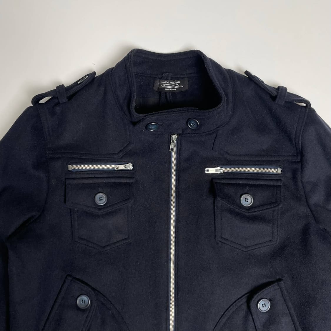 Marco tagliaferri 펠트 울 멀티포켓 자켓 (italy)   상품이미지3