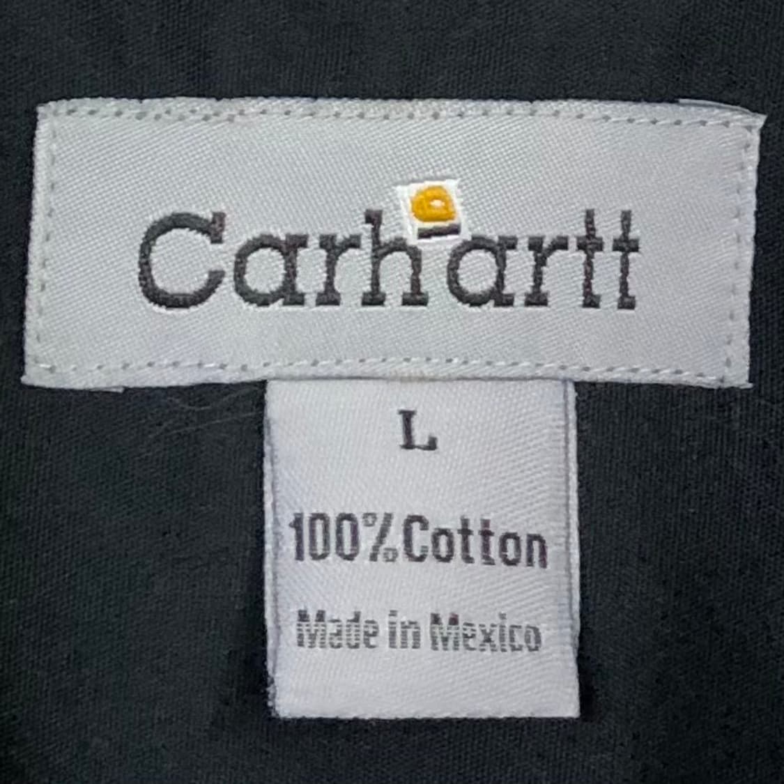XL 칼하트 블랙 워크 셔츠 상품이미지3