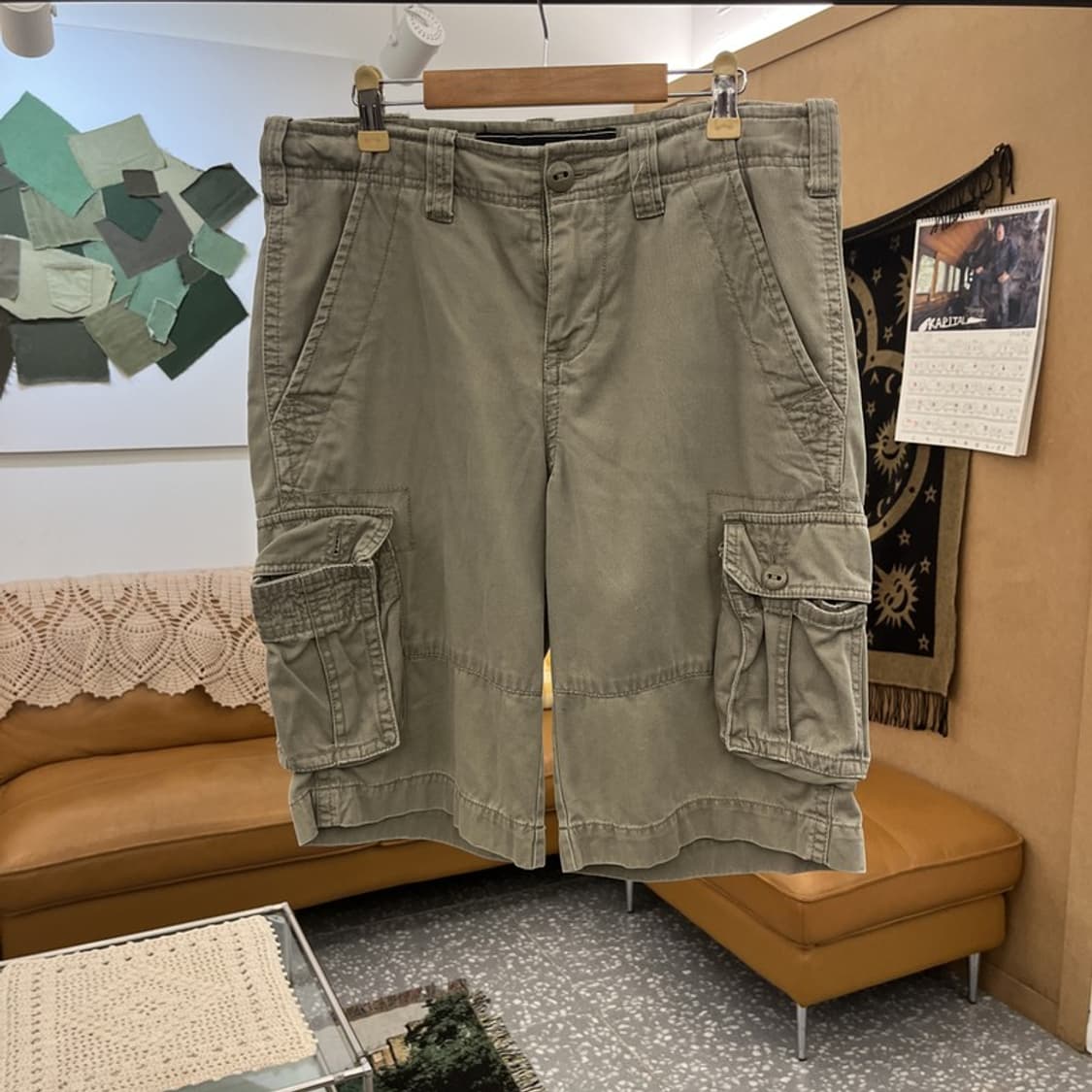 클라이드 빈티지 캐주얼 스트릿 카고 버뮤다 반바지 C11569 상품이미지3