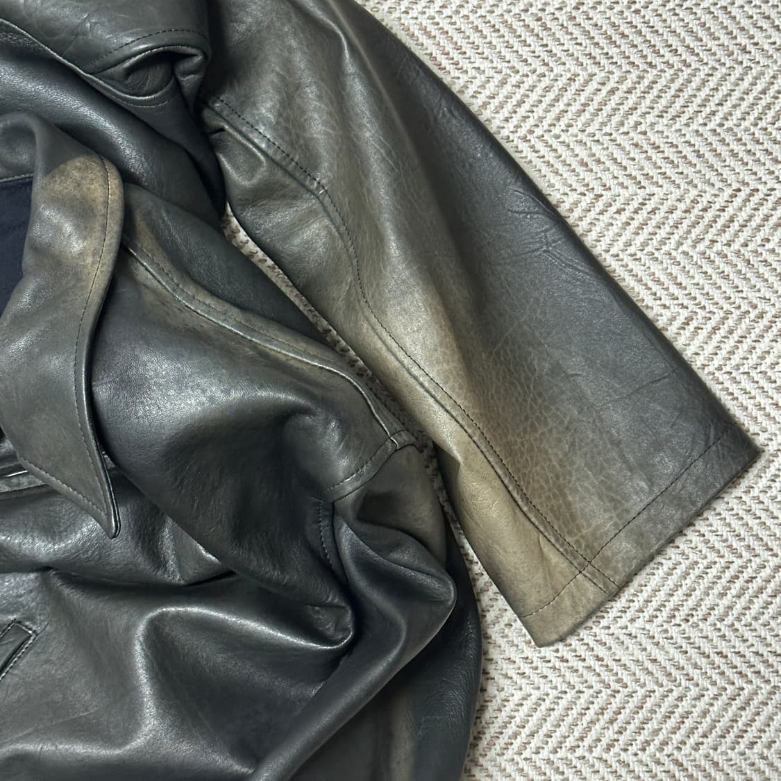 YOHJI YAMAMOTO japan made lether jacket 상품이미지5