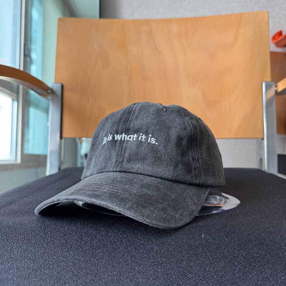 USA - itiswhatitis 빈티지 모자 볼캡 피그먼트 상품이미지2