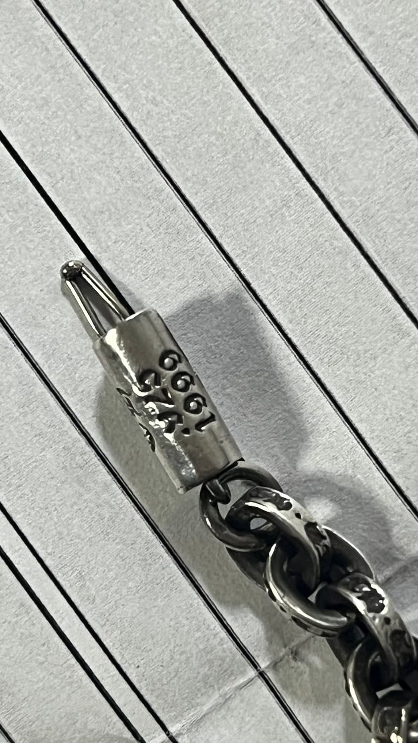 크롬하츠 페이퍼체인 18인치 판매합니다 상품이미지3