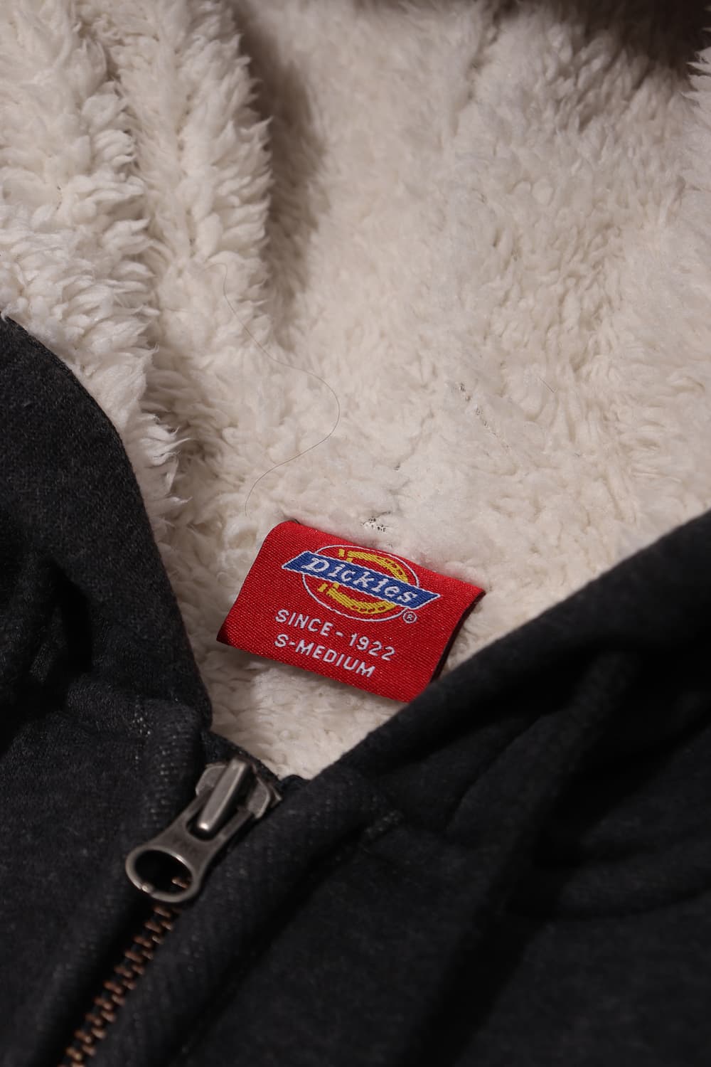 DICKIES 양털 차콜 후드 집업 size M 상품이미지4