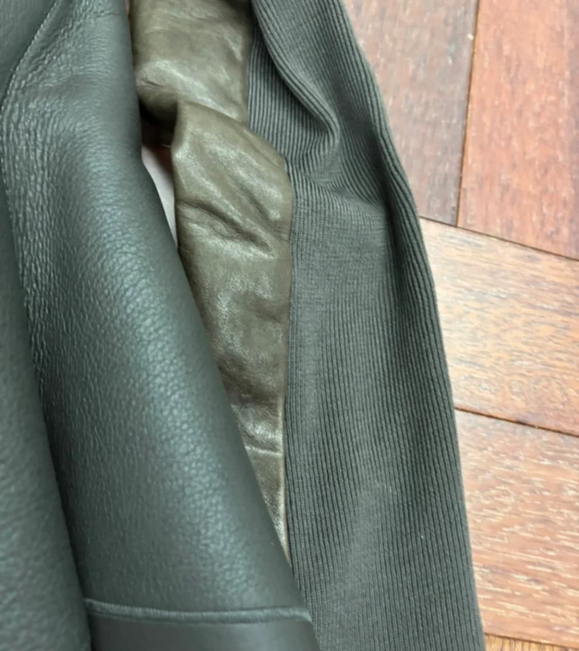 Rick owens 릭오웬스 램스킨 하이넥 무스탕 자켓 40 상품이미지3