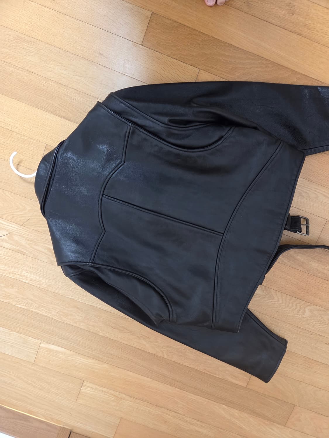 통가죽 더블 라이더 자켓 상품이미지2