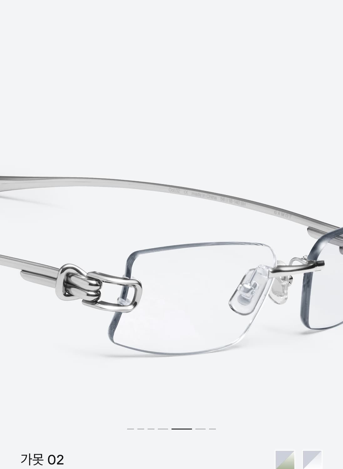 젠틀몬스터 가못 02 무테안경 상품이미지3