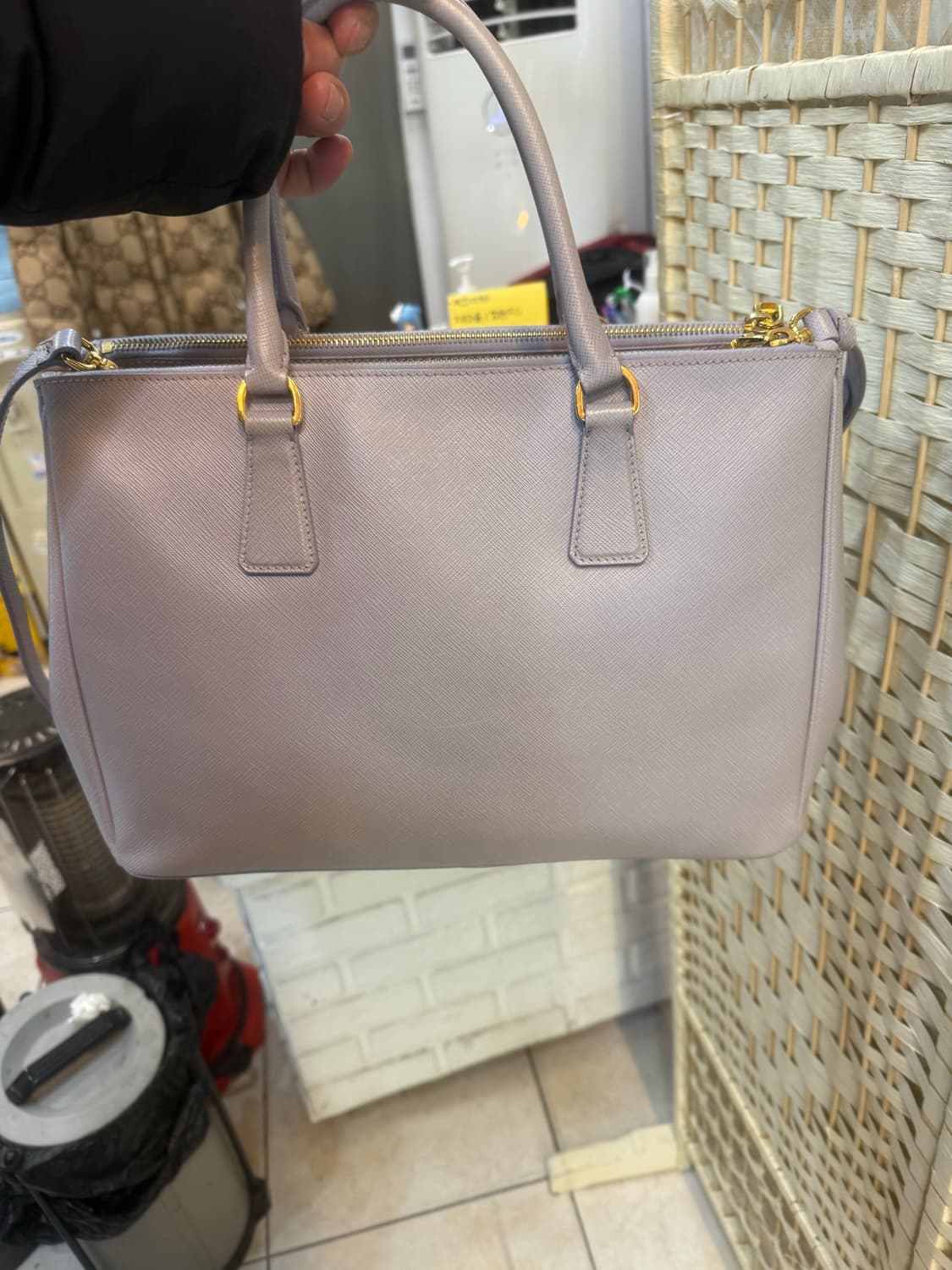 정품 프라다 사피아노 럭스 더블집 2way백 팝니다 상품이미지4