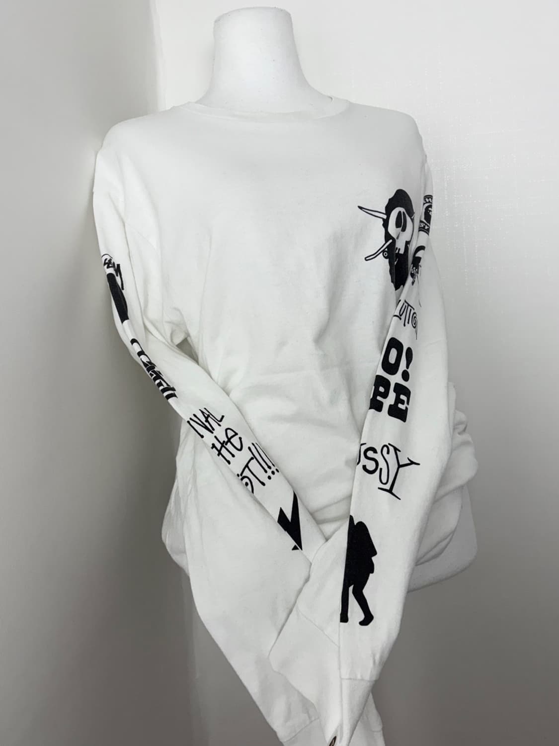 베이프 스투시 콜라보 롱슬리브 상품이미지1