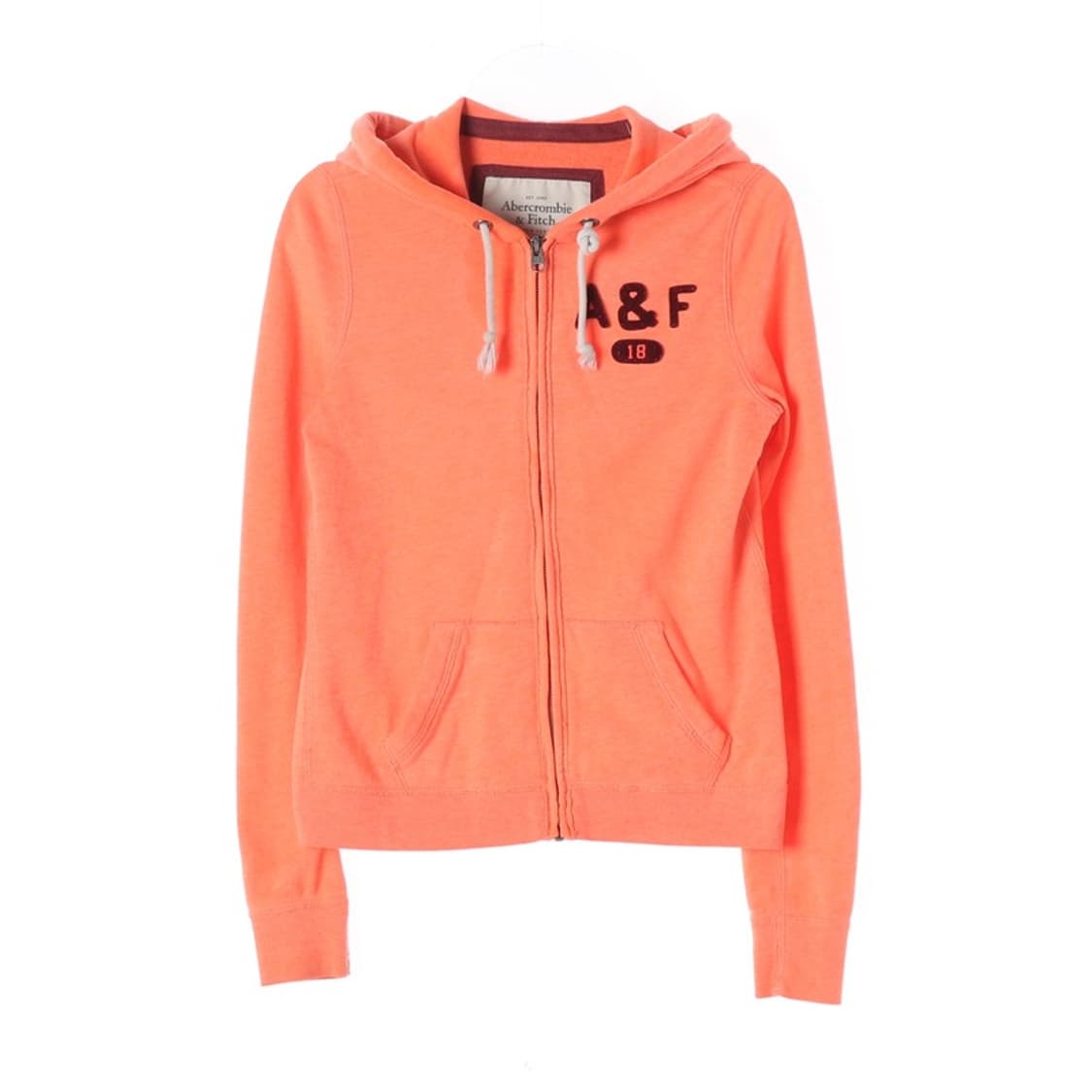아베크롬비 앤 피치 로고 자수 슬림핏 후드집업 S 상품이미지1