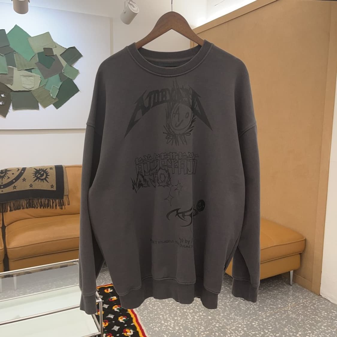 아조바이아조 PBA 아조리카 콜라주 키치 맨투맨 110 C06821 상품이미지3