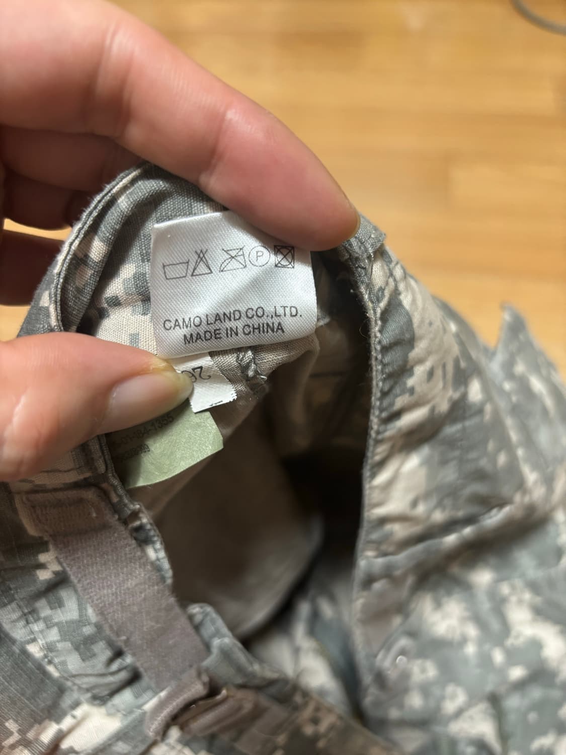 미군 카모 밀리터리 카고 바지 상품이미지8