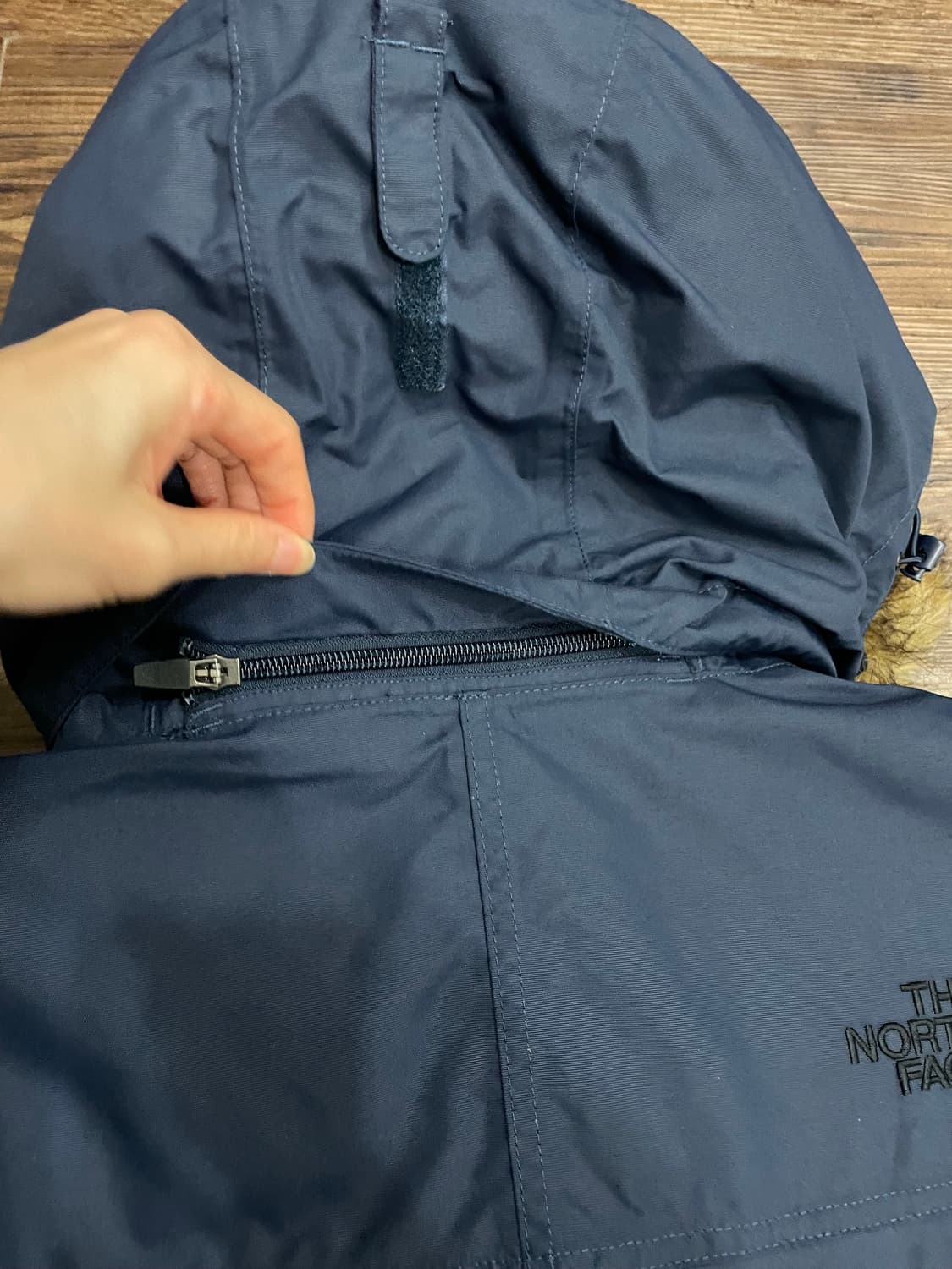 노스페이스 하이벤트 구스다운 패딩 파카 네이비 상품이미지10