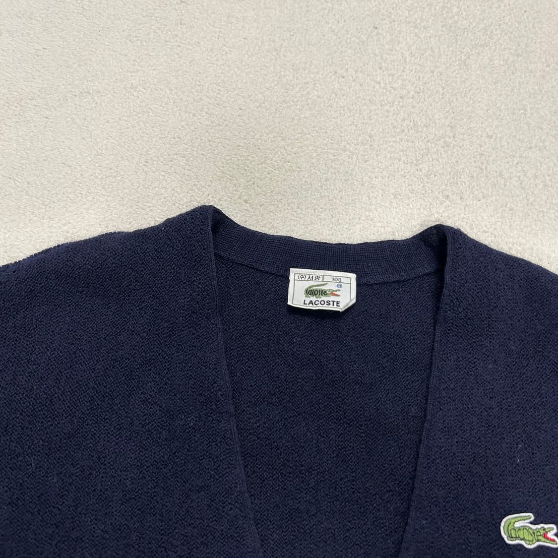 Lacoste navy cardigan 상품이미지6