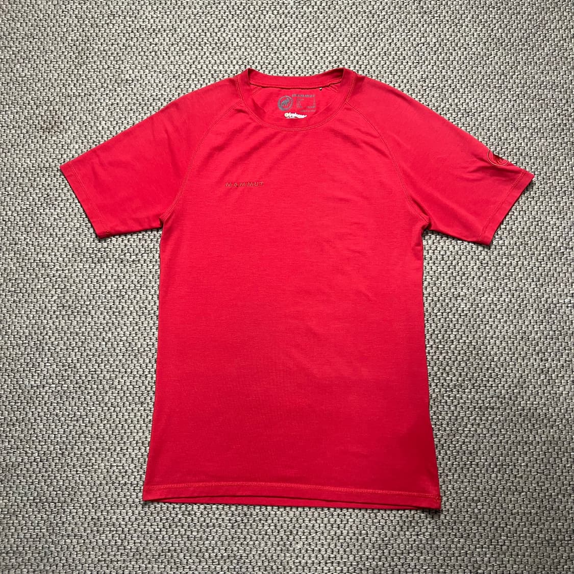 마무트 빅로고 반팔 레드 M 상품이미지1